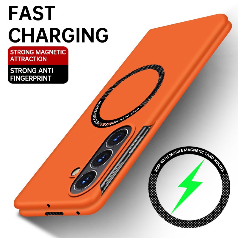 Ultra Thin Frameless Phone Cover - Ultradunne frameloze magnetische telefoonhoes voor Samsung