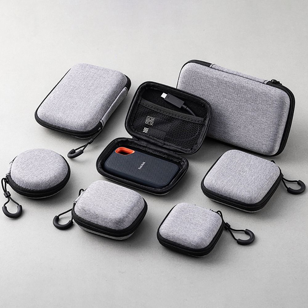 Phone Cases - 1 stuks oortelefoon/telefoon/oplaadkabel EVA opbergtas voor