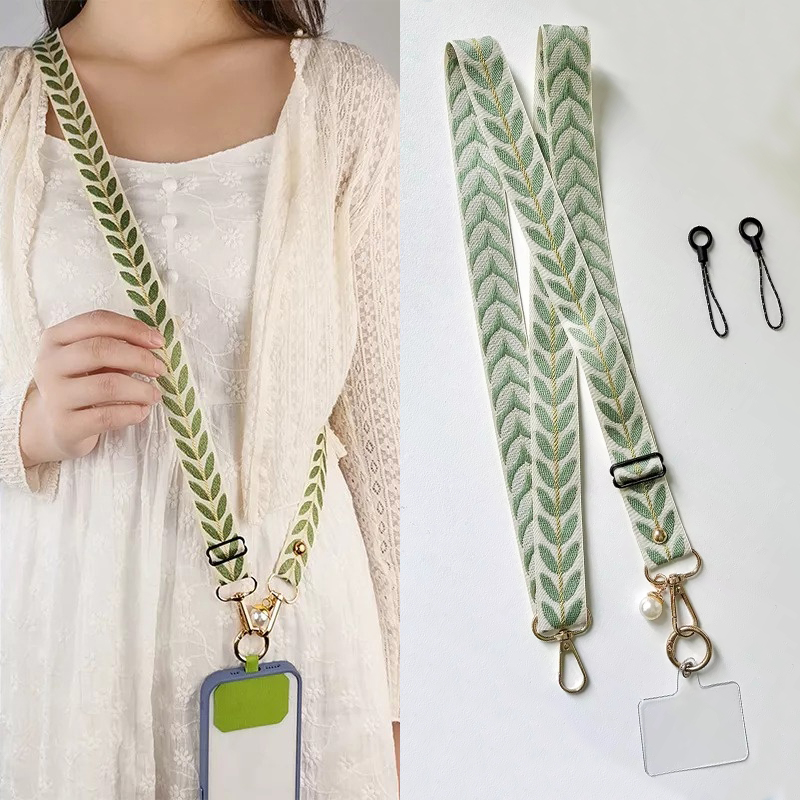 Crossbody Lanyard Neck Strap Case - Mobiele telefoonriem schouder- en nekband met