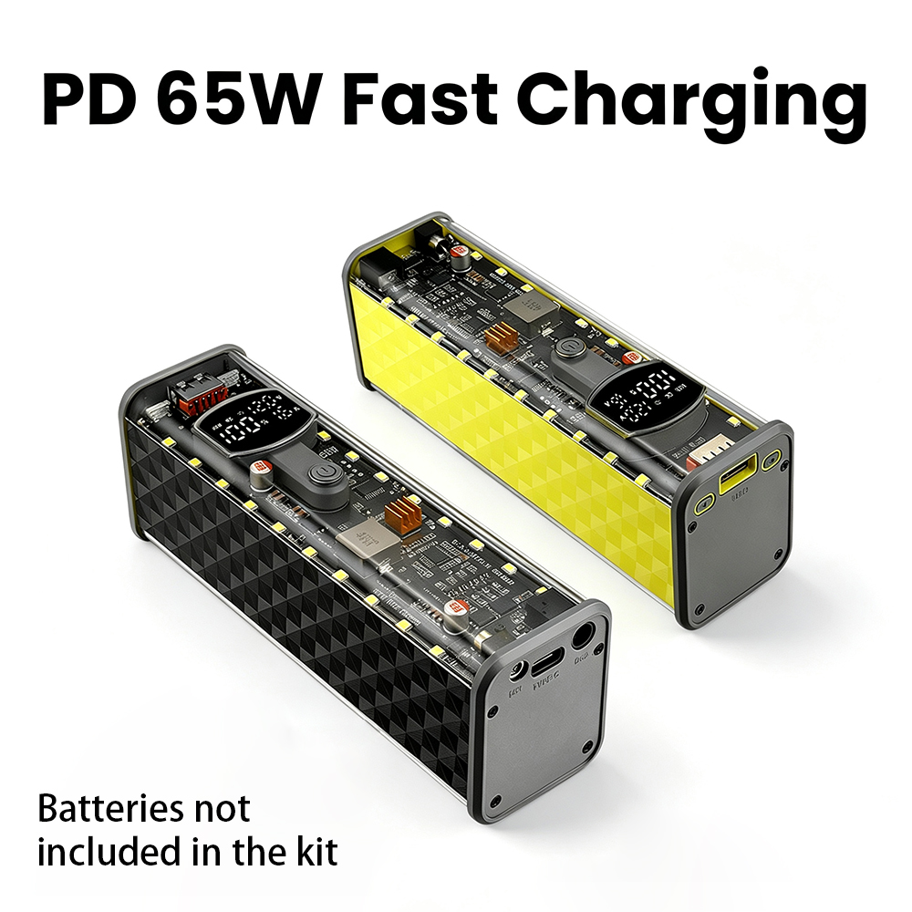Power Banks - PD 65W Powerbank DIY Behuizing 8x18650