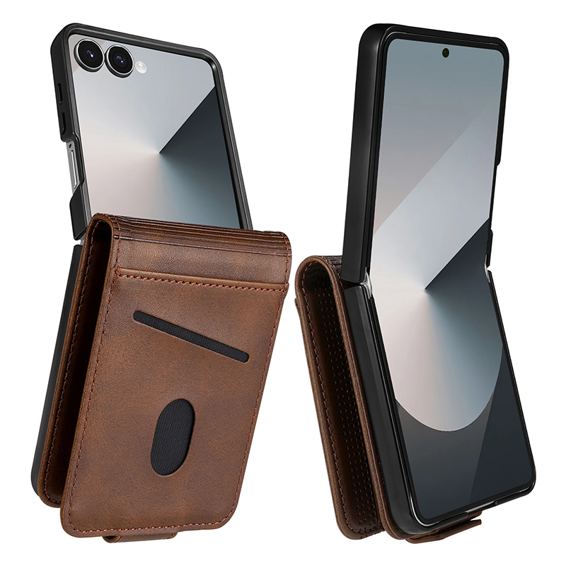 Leren Kaarthouder Portemonnee  - Leather Wallet Card Holder Phone Cover recensie en prijs
