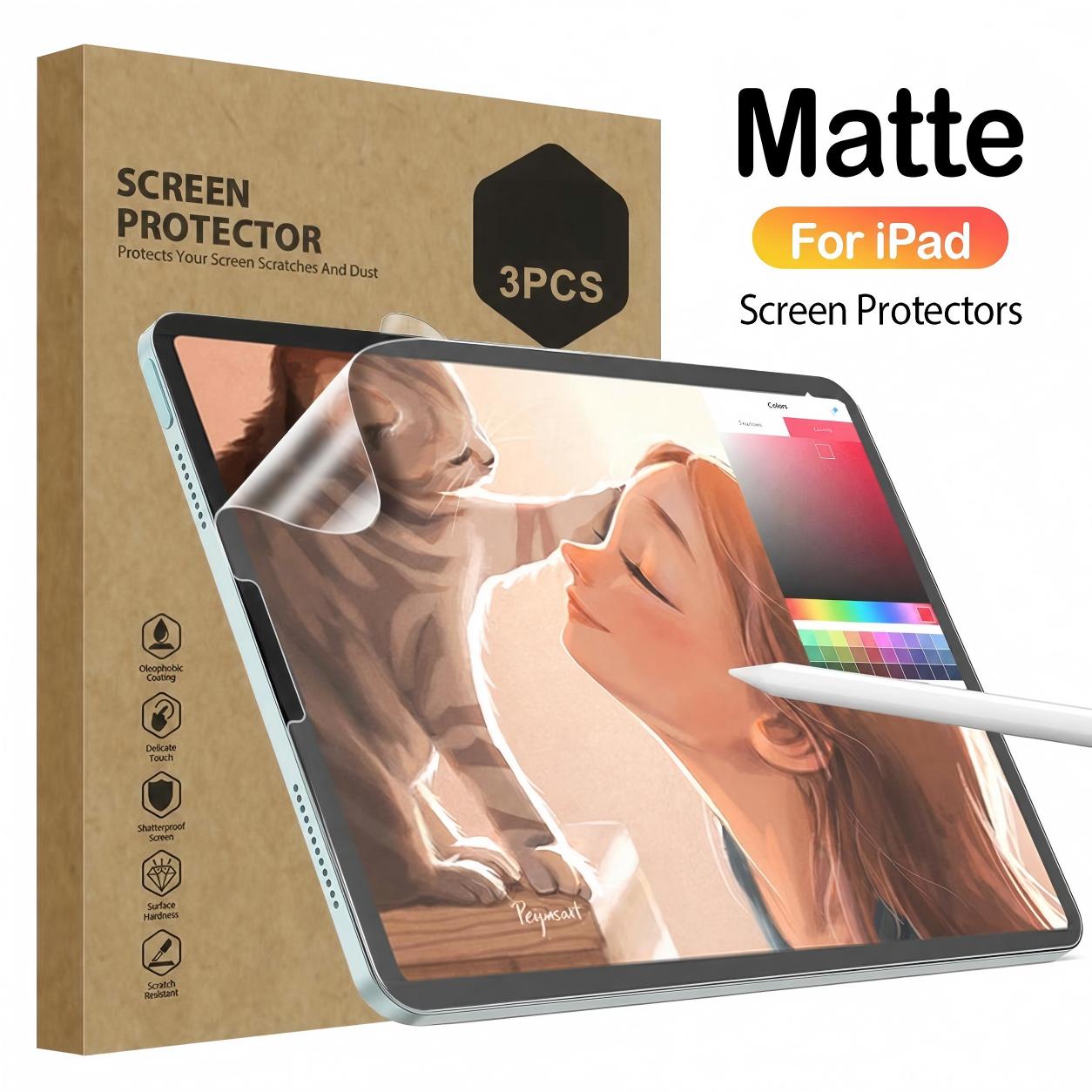 3 stuks papierachtige matte sc - Matte Anti Glare Screen Protector recensie en prijs