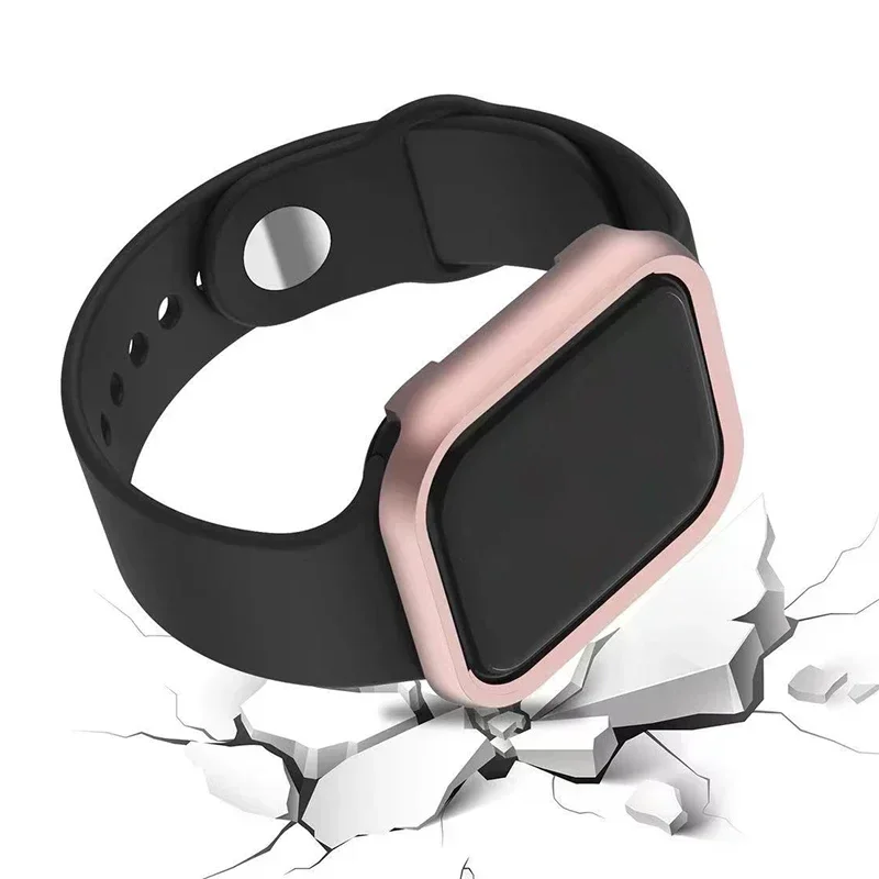 Voor iWatch SE Serie 10 9 8 7  - Metal Bumper Aluminum Frame Case recensie en prijs