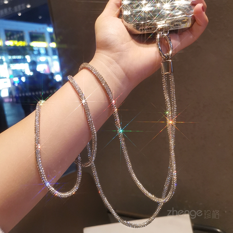 Crossbody Volledige Diamanten  - Crossbody Lanyard Neck Strap Case recensie en prijs