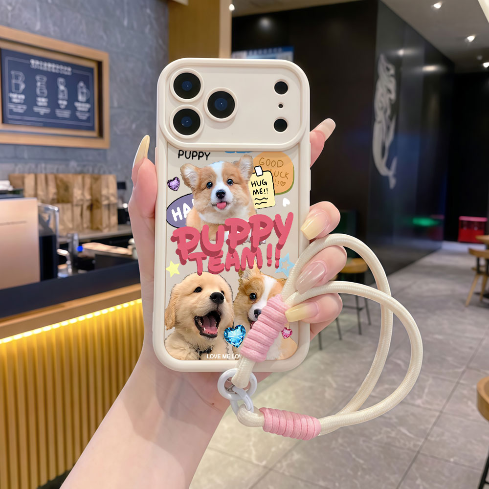 Zachte telefoonhoesjes met pol - Cute Cartoon Wrist Strap Silicone Case recensie en prijs