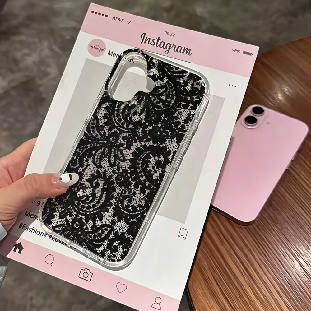Kant Bloemen INS Transparante  - Clear Shockproof Bumper Case recensie en prijs