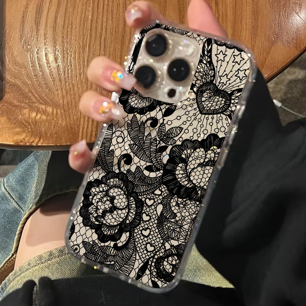 Kant Bloemen INS Transparante  - Clear Shockproof Bumper Case recensie en prijs