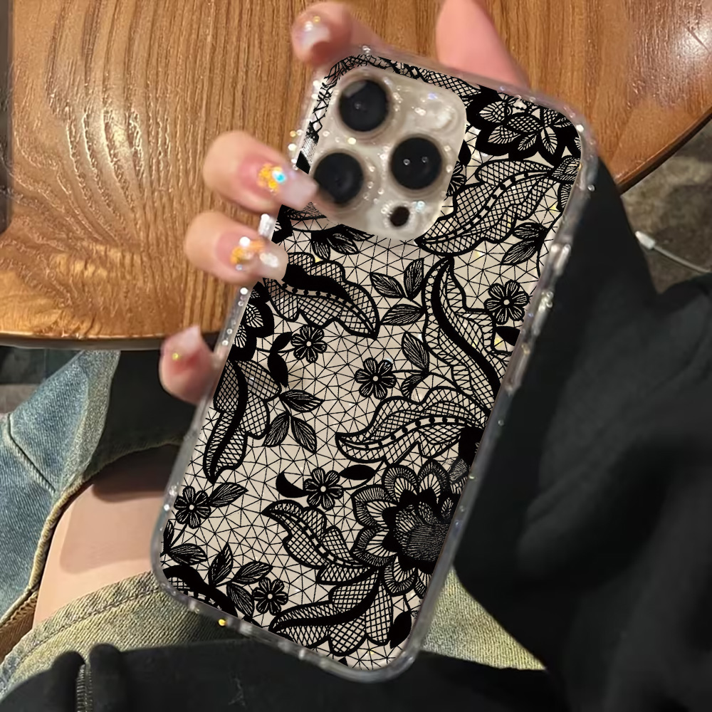 Kant Bloemen INS Transparante  - Clear Shockproof Bumper Case recensie en prijs