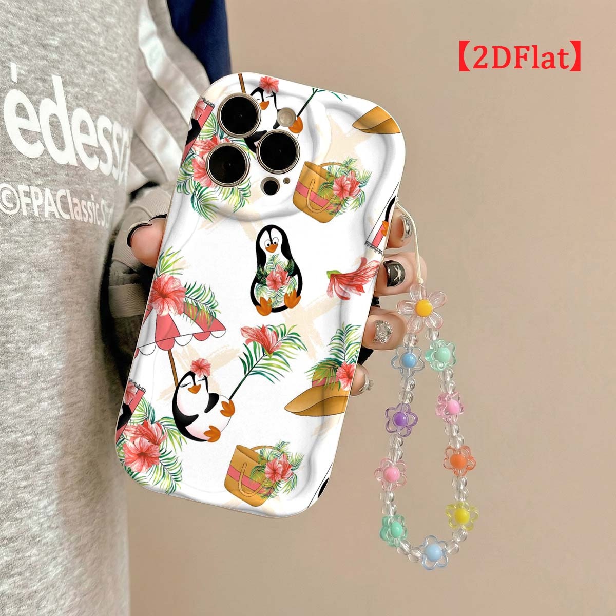 Schattig pinguïn telefoonhoesj - Cute Cartoon Wrist Strap Silicone Case recensie en prijs