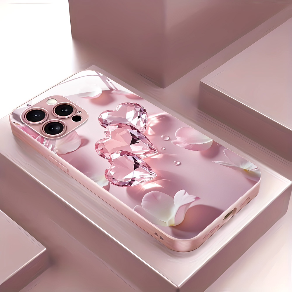 Roze Vlinder Gehard Glas Case  - Screen Protectors recensie en prijs